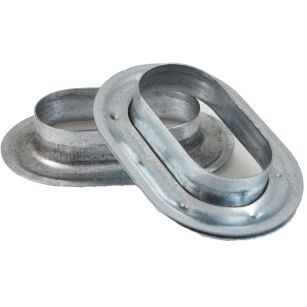 Ovalösen 42X22 mm verzinkt 10 Stück (0,89€/Stück) O014
