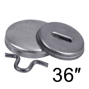 Knopfrohlinge Polsterknöpfe 36" 1000 Stück