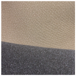 Autodachhimmelstoff Beige mit weißen Punkten – mit 3 mm schwer entflammbarem Schaumstoff, Breite 160 cm - 4