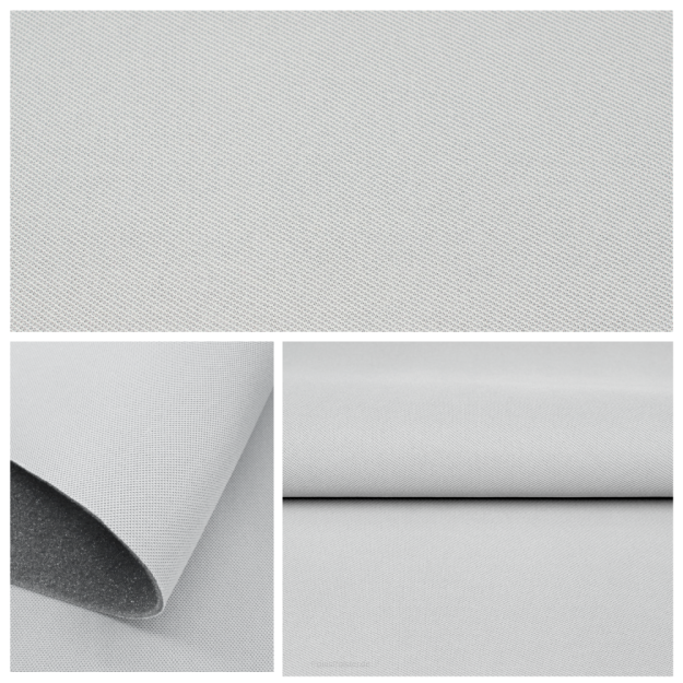 Autostoff Dachhimmel T576 Hellgrau mit 3 mm Schaumstoff kaschiert 150 cm