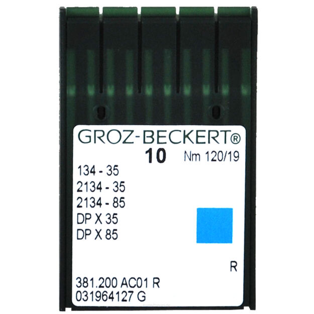 10 Maschinennadeln GROZ-BECEKRT 10 Nm 120/19 M154