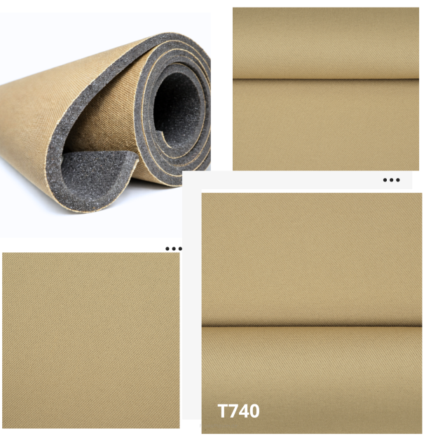Beiger Dachhimmelstoff mit 8 mm Schaumstoff – schwer entflammbar | SAM740