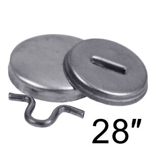 Knopfrohlinge Polsterknöpfe 28" 1000 Stück